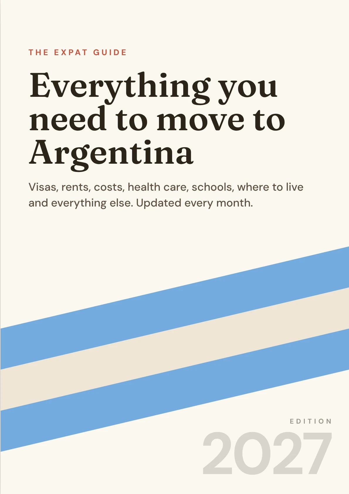Cover of the Argentina expat guide