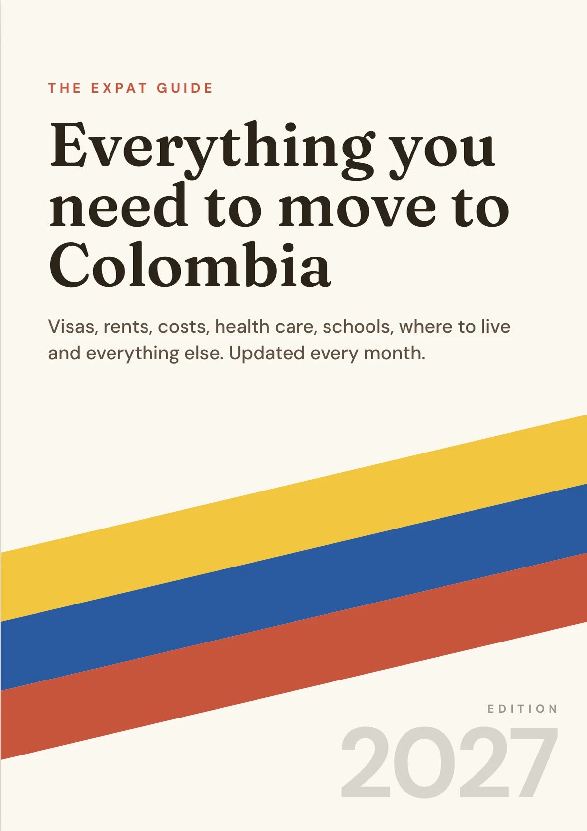 Cover of the Colombia expat guide