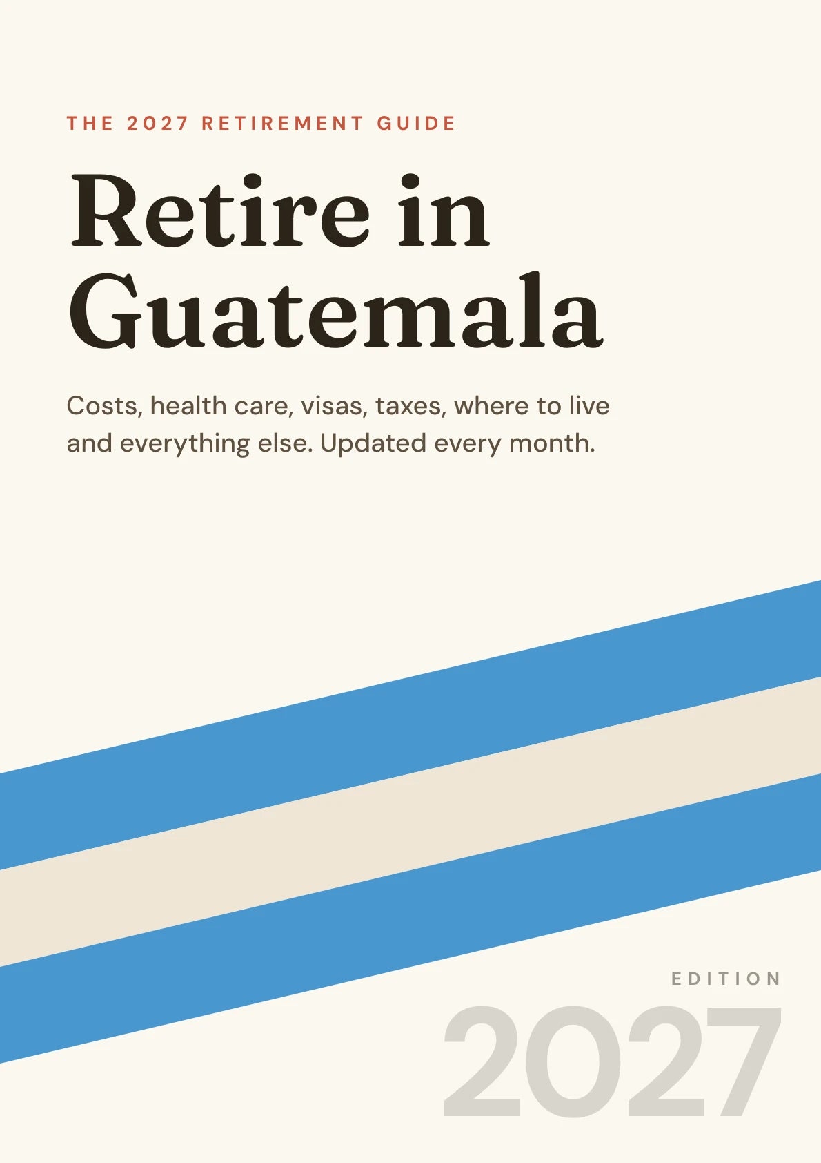 Cover of the Guatemala retirement guide