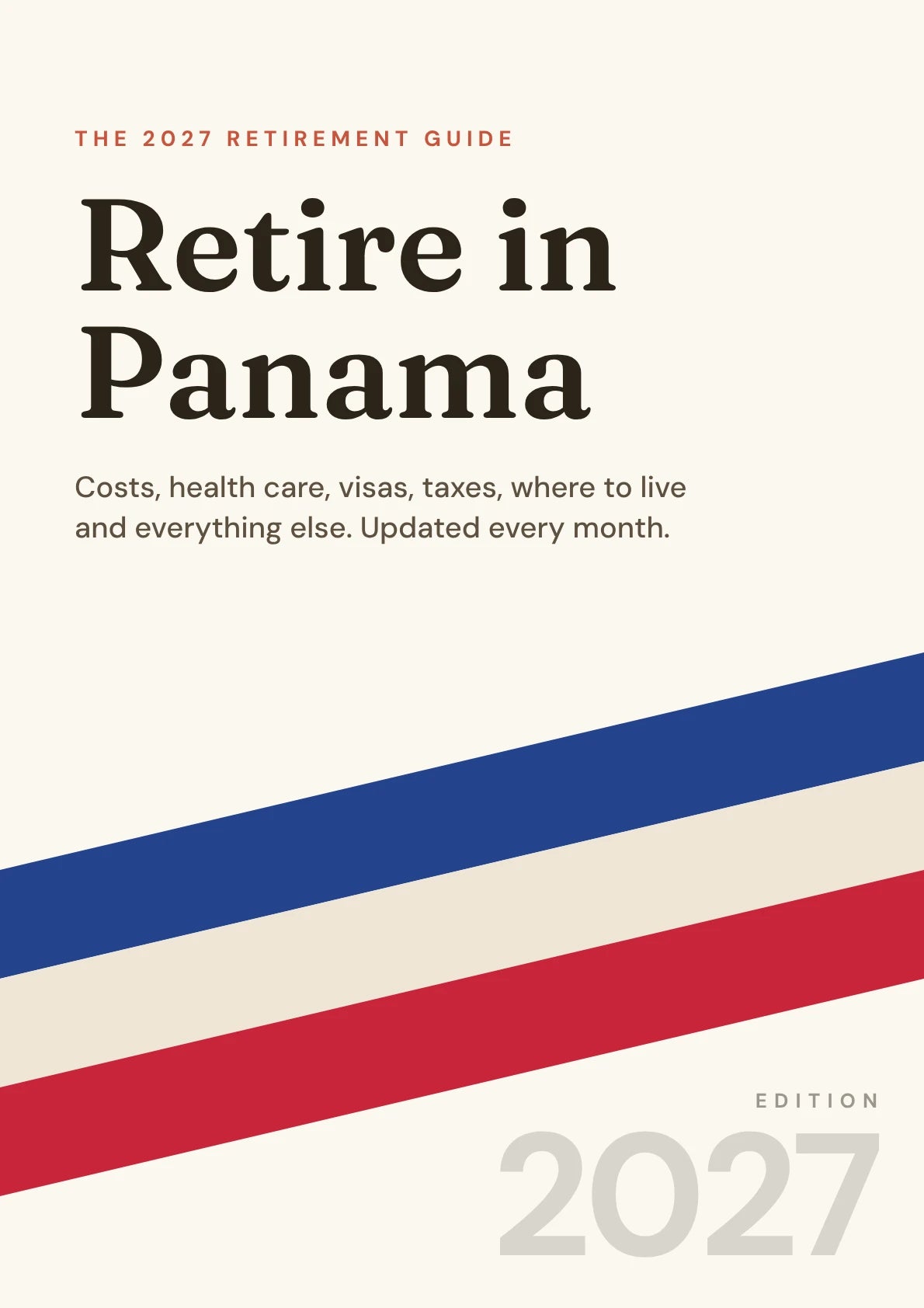 Cover of the Panama retirement guide