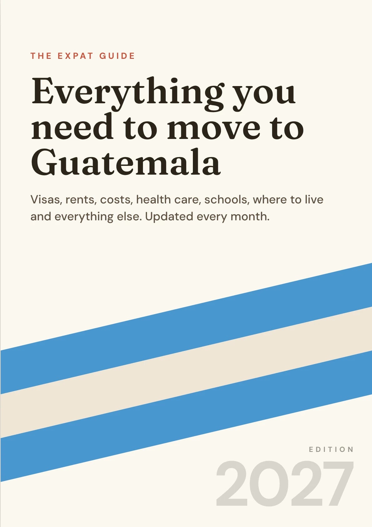 Cover of the Guatemala expat guide