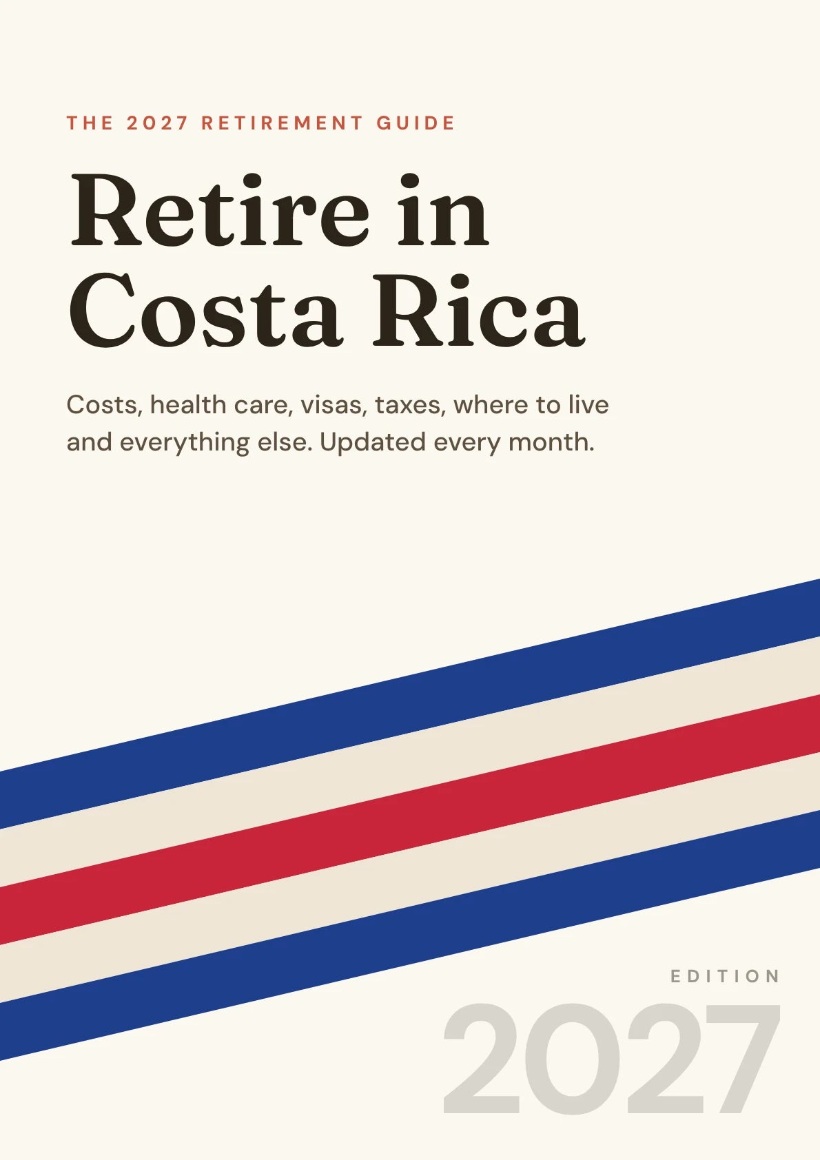 Cover of the Costa Rica retirement guide